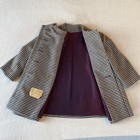 Vintage Wool Pea Coat, Size 3T - Picture 5 of 9